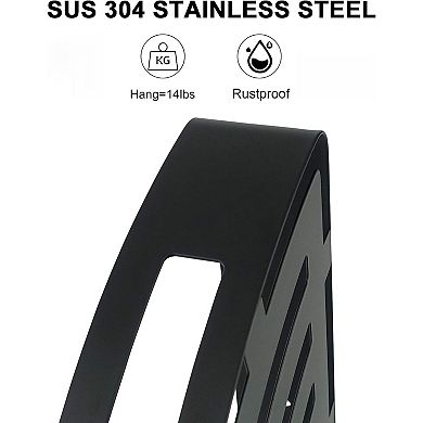 Bathroom Shower Caddy 2 Pack, No Drill 304 Stainless Steel Shower Organizer with 2 Hooks