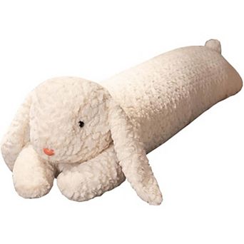 35 Inch Rabbit Plush Pillow, Rabbit Stuffed Animal, Rabbit Plush Long Body Pillow
