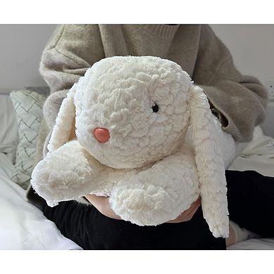 35 Inch Rabbit Plush Pillow, Rabbit Stuffed Animal, Rabbit Plush Long Body Pillow