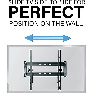 Universal Tilting TV Wall Mount for 32-55" TVs and Compatible