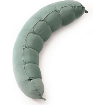 47" Long Round Body Pillow for Adults, Bolster Pillow for Sleeping, Soft Supportive Pillow