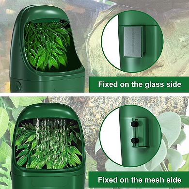 Reptile Water Fountain Chameleon Water Dripper, Reptile Water Dispenser with 800ml Large