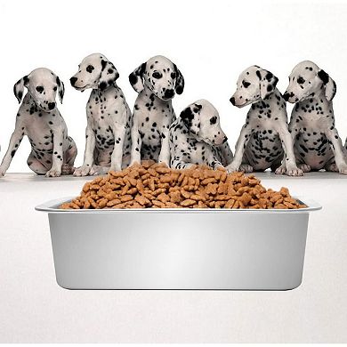 1.8 Gallons Large Dog Bowl Food Grade Stainless Steel Pan, Dishwasher Safe