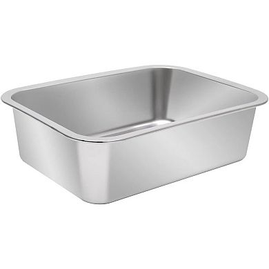 1.8 Gallons Large Dog Bowl Food Grade Stainless Steel Pan, Dishwasher Safe