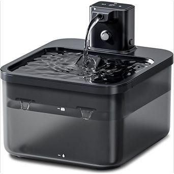 Cat Water Fountain Cordless, 84oz/2.5L Fursink Wireless Pet Water Fountains