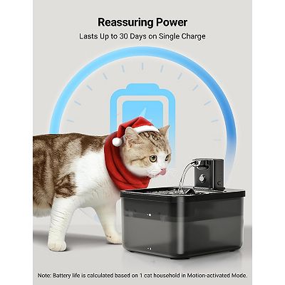 best cat water fountain NPET 1Gallon Stainless Steel Cat Water Fountain Automatic WF210plus main image 0