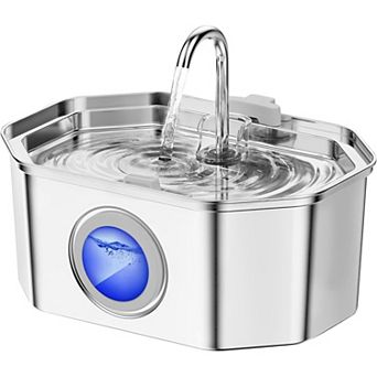 Cat Water Fountain Stainless Steel 108oz/3.2L, Automatic Pet Fountain