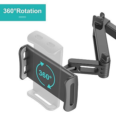Tablet Headrest Holder, Car Backseat Seat Mount Holder Universal 360°Rotating