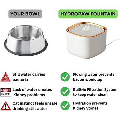 Cat Water Fountain, 3L Automatic Pet Water Dispenser for Cats, Ultra-Quiet Motor