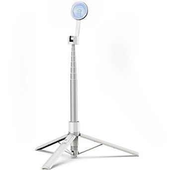 68" Magnetic Selfie Stick Tripod for Magsafe, 360°, Metal Ring, Rechargeable Remote