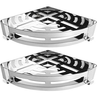 Bathroom Shower Caddy 2 Pack, No Drill 304 Stainless Steel Shower Organizer