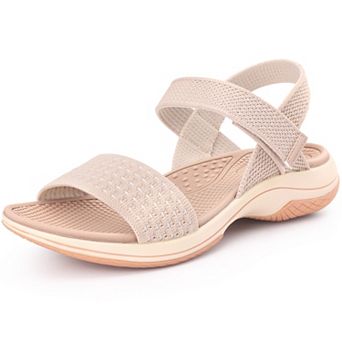 Women's Wedge Low Heel Hook and Loop Platform Shoes Sandals