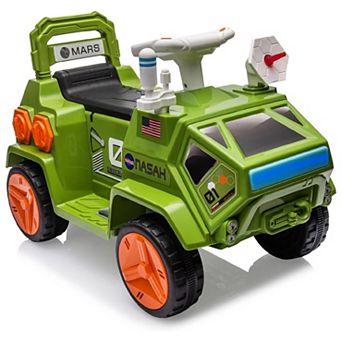 Kids Electric Ride On Car ATV Toy with Music & LED Lights, Toddler Quad Vehicle for Kids