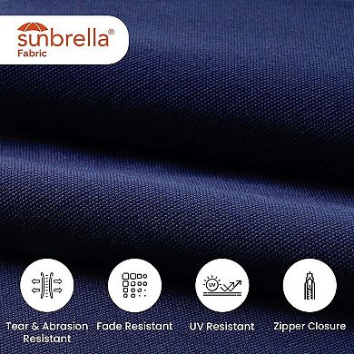 Covers&All Sunbrella Lumbar Pillows Set of 2