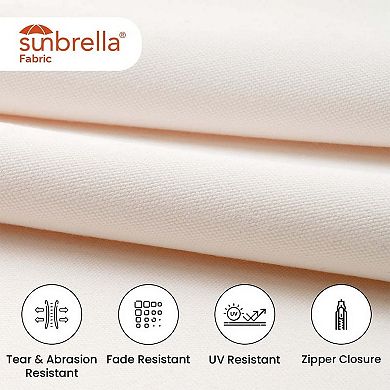 Covers&All Sunbrella Lumbar Pillows Set of 2