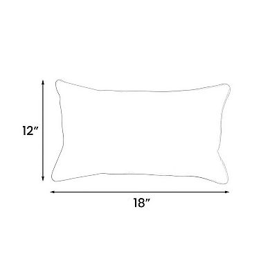 Covers&All Sunbrella Lumbar Pillows Set of 2