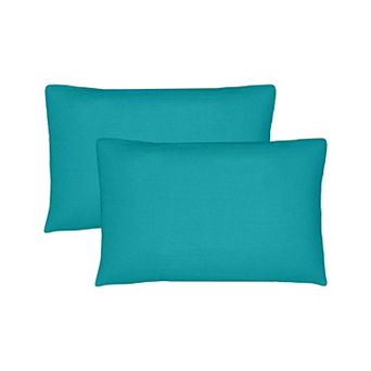 Covers&All Sunbrella Outdoor Lumbar Pillows, Water & UV Fade Resistant (Insert with Cover)