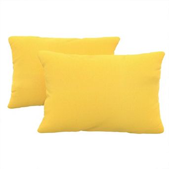 Covers&All Sunbrella Outdoor Lumbar Pillows, , Water & UV Fade Resistant (Insert with Cover)