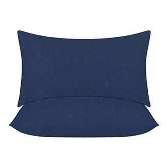 Covers&All Sunbrella Outdoor Lumbar Pillows, , Water & UV Fade Resistant (Insert with Cover)
