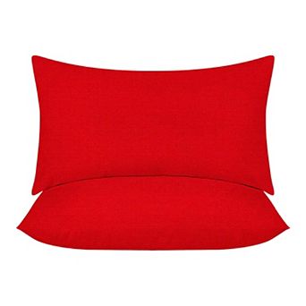 Covers&All Sunbrella Outdoor/Indoor Lumbar Pillows, Pack of 2, Water & UV Fade Resistant (Inserts