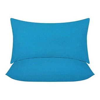 Covers&All Sunbrella Outdoor/Indoor Lumbar Pillows, Pack of 2, Water & UV Fade Resistant (Inserts