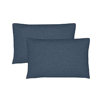 Covers&All Sunbrella Outdoor Lumbar Pillows, Water & UV Fade Resistant (Insert with Cover)