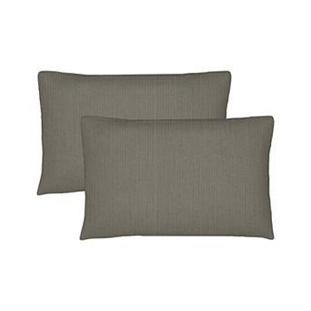 Covers&All Sunbrella Outdoor Lumbar Pillows, Water & UV Fade Resistant (Insert with Cover)