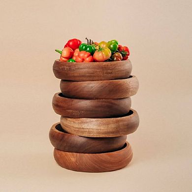 Wood Botanero Bowl