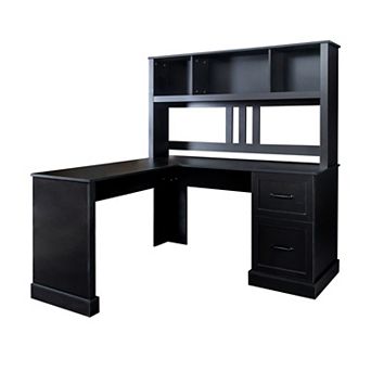 Home Office Computer Desk with Hutch for Efficient Workspace Organization