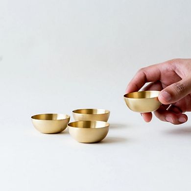 Heirloom Brass Dip Bowl Set of 2