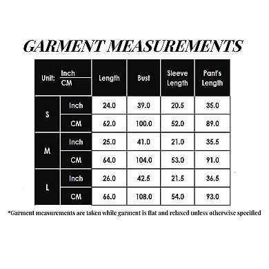 Women's 2-Piece Set Printed Button Front Pajama Top and Matching Relaxed Fit Elastic Waist Pants