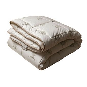 Duvetta Wool Comforter with Cotton Fabric Cover, Wool-All Season Useable- Machine Washable