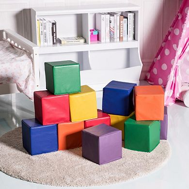 12 Piece 8 Inch PU Foam Building Block Set for Kids