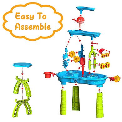 Kid Sand & Water Table Toddler Activity Play Table for 36 Years, Sensory & Fun Toy