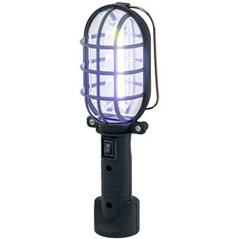 Cordless Magnetic LED Work Light with 500 Lumens Protective Cage for Garage, Camping, Emergencies