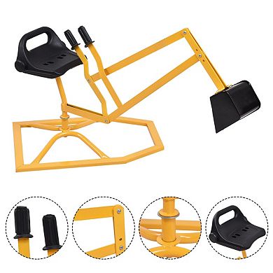 Heavy-Duty Kids Ride-On Sand Digger Construction Toy