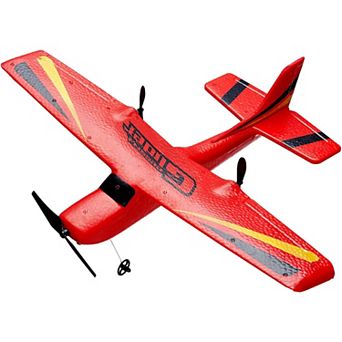 2-Channel RC Airplane with Gyro Stabilizer