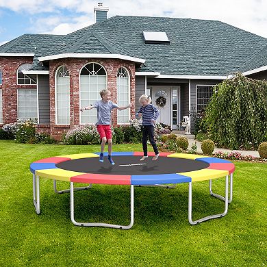 14 Foot Waterproof Tear Resistant Universal Trampoline Safety Pad Spring Cover