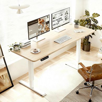 Electric Height Adjustable Standing Desk for Home Office and Gaming Use