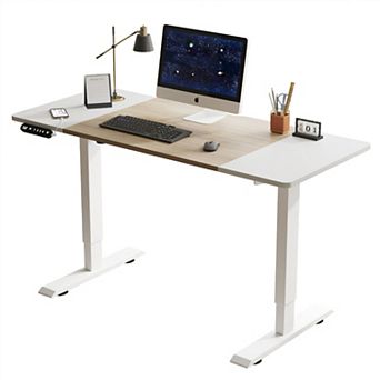 GOODSILO Electric Height Adjustable Standing Desk for Home Office and Gaming Use