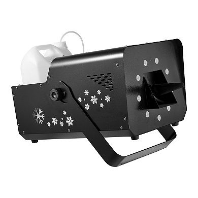 1500W Snow Machine with RGB Lights & Wireless Remote