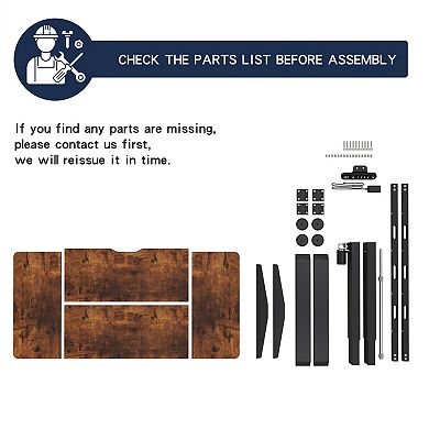 Electric Height Adjustable Standing Desk for Home and Office Computer and Gaming Use