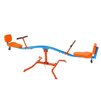 Kids Seesaw Sit and Spin Teeter Totter 300lb Capacity Outdoor Playground Toy