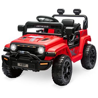12V Kids Ride-on Truck for Ages 3-8 Toddler Electric Vehicle with Parent Remote Control