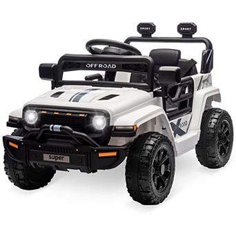 12V Kids Ride-on Truck for Ages 3-8 Toddler Electric Vehicle with Parent Remote Control