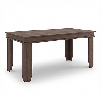 IDEALHOUSE 71 Inch Long Dining Table with V-Shaped Base, Seats 6-8