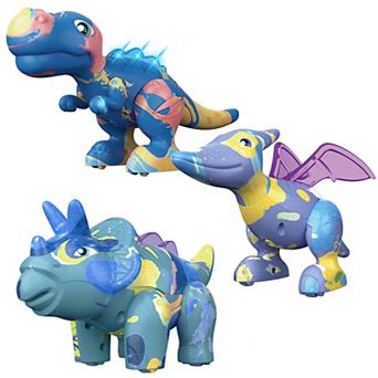 3 in 1 Magnetic Dinosaur Toys STEM Learning Gift for Kids Boys Girls