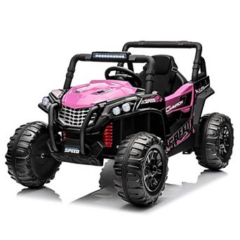 12V Kids Ride On UTV Car, Electric Off-Road Truck, Ride On Truck with Remote Control, Led Lights