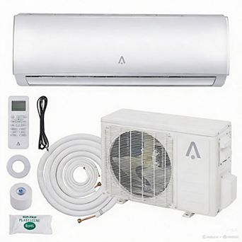 Wifi 9000 Btus Mini Split Air Condition Cooling & Heating System R454B 19 SEER2 115V/60Hz Ac