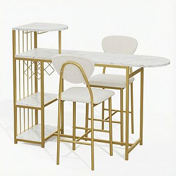 IDEALHOUSE 2-Person Expandable Dining Set